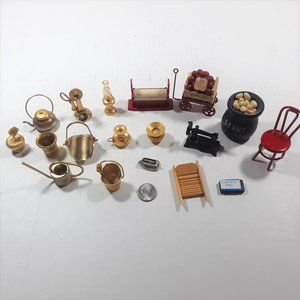 Lot of Vintage Dollhouse Miniatures